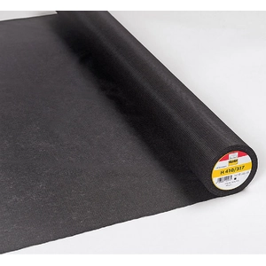 Vlieseline H410 Soft Fusible Interlining, 90cm Wide Per Metre, BLACK