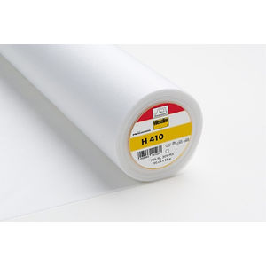 Vlieseline H410 Soft Fusible Interlining, 90cm Wide Per 25m Roll, WHITE
