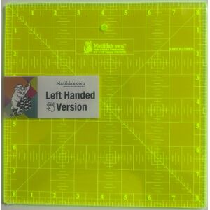 Matilda&#39;s Own Left Handed Imperial Square Ruler 8.5&quot; x 8.5&quot;, Patchwork Template VSLH8585