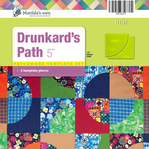 Matildas Own Drunkards Path Templates 5&quot; (VT1157)