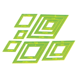 Matilda's Own Diamond Donut Set - 3/8in to 2in, Set of 10 Patchwork Templates