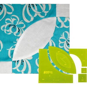 Lovers Knot (6 Pieces) - 8in and 4in Finished, Patchwork Template set, VT991
