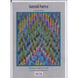 Batik Australia Quilt Pattern, WATERFALL, (Pattern / instructions only, no fabric)