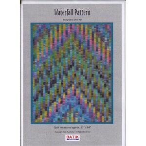 Batik Australia Quilt Pattern, WATERFALL, (Pattern / instructions only, no fabric)