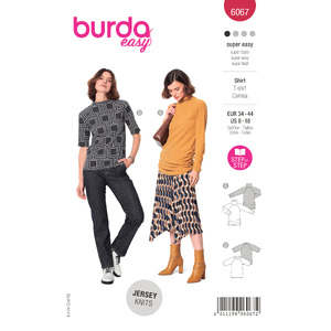 6067 BUR MISSES TOP / VEST Burda Sewing Pattern 6067