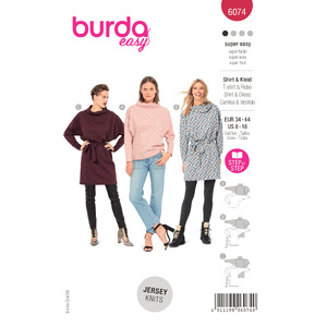 6074 BUR MISSES DRESS Burda Sewing Pattern 6074