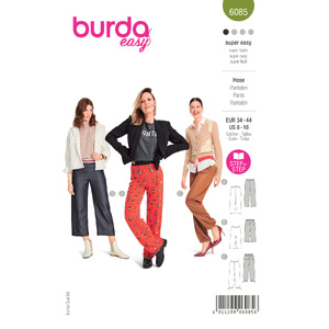 6085 BUR MISSES SKIRT / PANTS Burda Sewing Pattern 6085