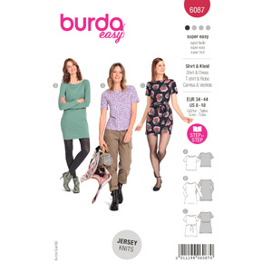 6087 BUR MISSES DRESS Burda Sewing Pattern 6087