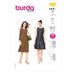 6099 BUR MISSES DRESS Burda Sewing Pattern 6099