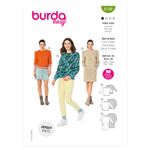 6109 BUR MISSES TOP / VEST Burda Sewing Pattern 6109