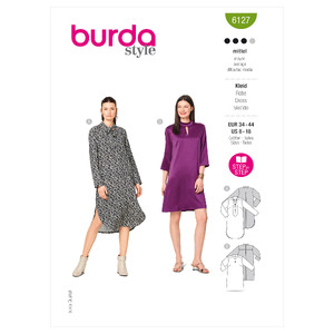 6127 BUR MISSES DRESS Burda Sewing Pattern 6127