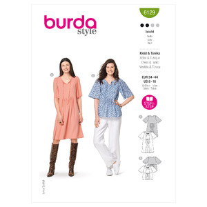 6129 BUR MISSES DRESS Burda Sewing Pattern 6129