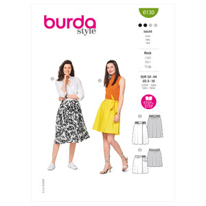6130 BUR MISSES SKIRT / PANTS Burda Sewing Pattern 6130