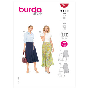 6142 BUR MISSES SKIRT / PANTS Burda Sewing Pattern 6142