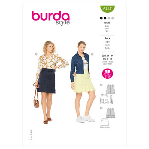6147 BUR MISSES SKIRT / PANTS Burda Sewing Pattern 6147