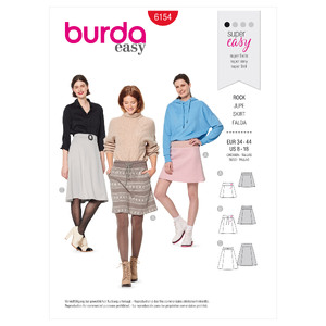6154 BUR MISSES SKIRT / PANTS Burda Sewing Pattern 6154
