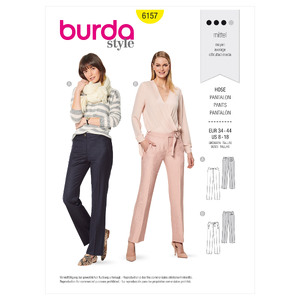 6157 BUR MISSES SKIRT / PANTS Burda Sewing Pattern 6157
