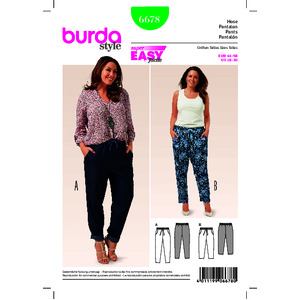 Burda B6678 Women&#39;s Trousers Sewing Pattern Burda Sewing Pattern 6678