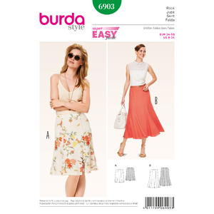 Burda B6903 Burda Style Skirts Sewing Pattern Burda Sewing Pattern 6903