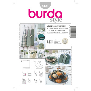 Burda B8125 Kitchen Accessories Sewing Pattern Burda Sewing Pattern 8125