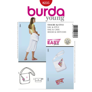 Burda B8235 Bag &amp; Case Sewing Pattern Burda Sewing Pattern 8235