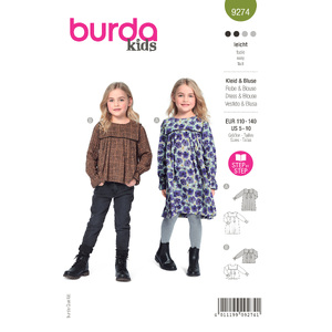 9274 BUR CHILD DRESS Burda Sewing Pattern 9274