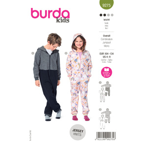 9275 BUR CHILD SPORTSWEAR Burda Sewing Pattern 9275