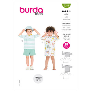 9284 BUR CHILD DRESS Burda Sewing Pattern 9284