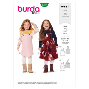 9287 BUR CHILD SKIRT / PANTS Burda Sewing Pattern 9287