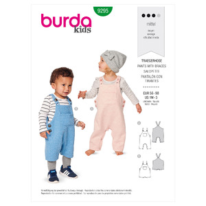 9295 BUR BABY SPORTSWEAR Burda Sewing Pattern 9295