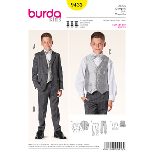Burda B9433 Burda Style Evening Wear Sewing Pattern Burda Sewing Pattern 9433