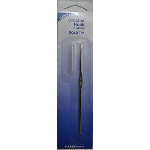 HabeeSavers Gold Tip Crochet Hook, 12cm, 1.50mm