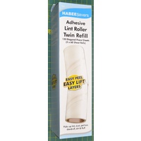 Habee$avers Adhesive Lint Roller Refill, 60 Pre-cut Sheets x 2 rolls, a total of 120 sheets