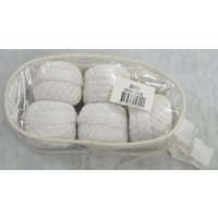 Habee$avers Crochet Cotton No.8, Packet of 5, 10g Balls