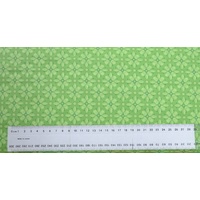 Clothworks Blossom Bliss Bright Green 112cm wide Cotton Fabric #Y1483.21