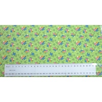 Clothworks Blossom Bliss Green 112cm Wide Cotton Fabric Y1485.20