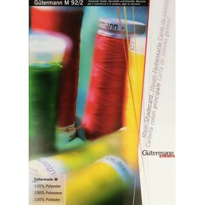 Gutermann Main Shade Card M92/2 - Polyester Thread Shade Card