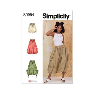 Simplicity Sewing Pattern S9954u5 Misses’ Skirts size 16-24