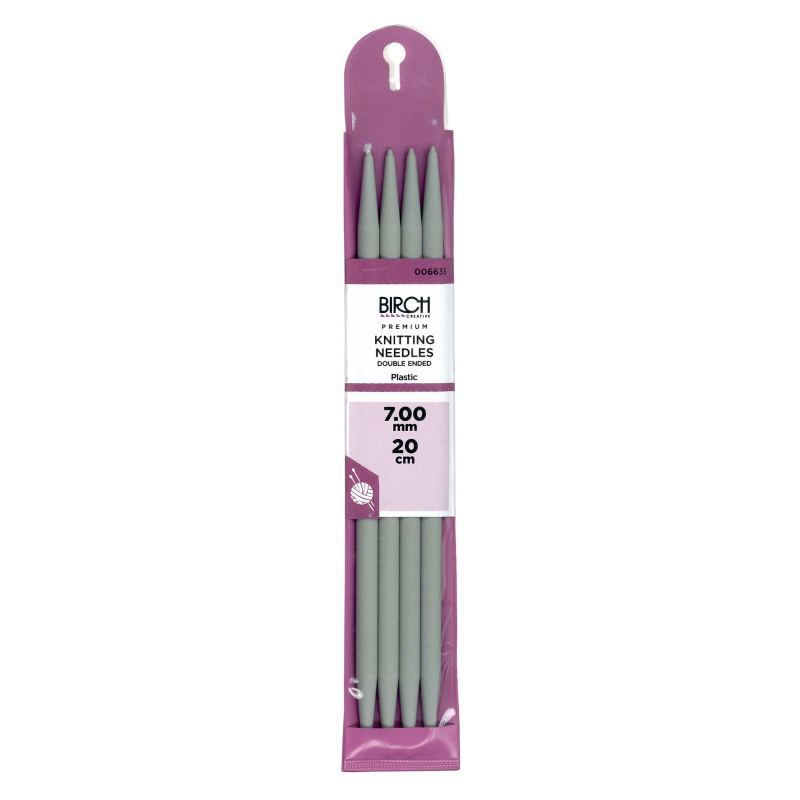 Metal Double-Ended Knitting Needles 20cm x 7.00mm