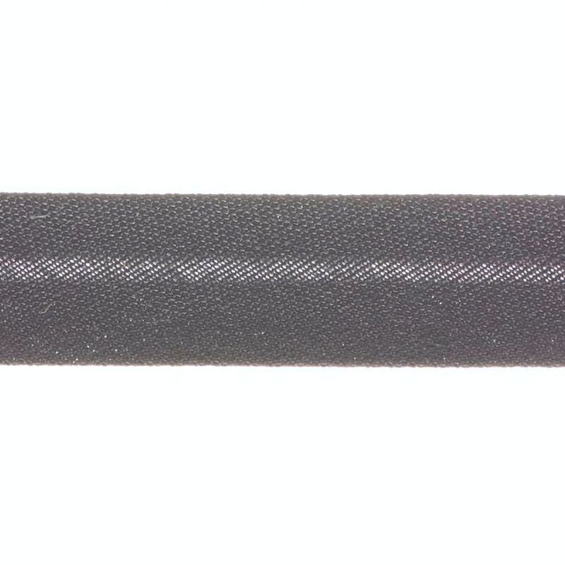 Birch DARK GREY Polycotton Bias Binding 25mm x 30m roll (008047)
