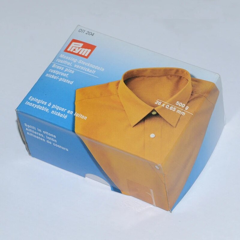 Prym 011204 Pins, 0.65 x 26mm, 500g, Brass Bulk Pack
