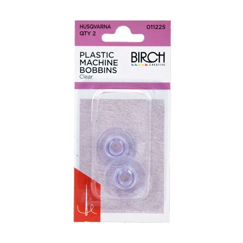 Birch Bobbins Plastic Suits Most Husqvarna, Pack of 2