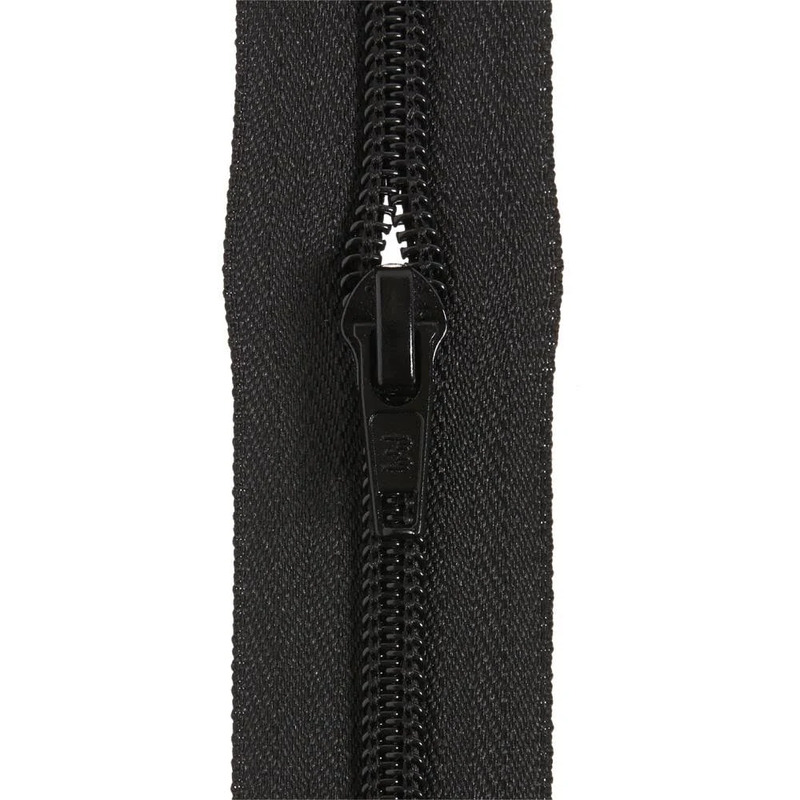 Continuous Zipper no.10 BLACK per metre