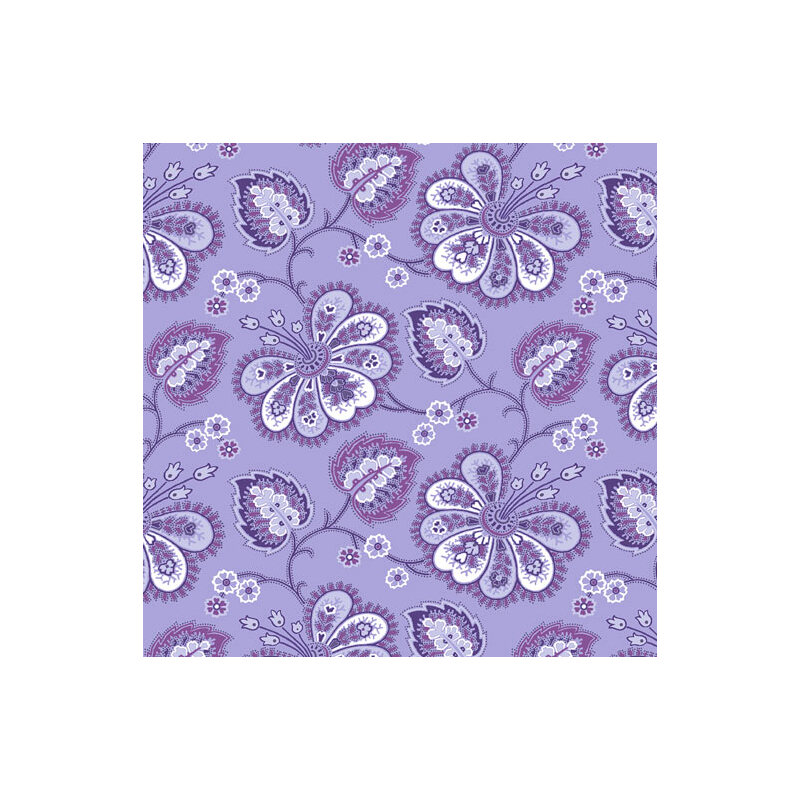 Lavender Fields, Violette Allover Light Purple, Cotton Fabric 110cm Wide (0183-3064)