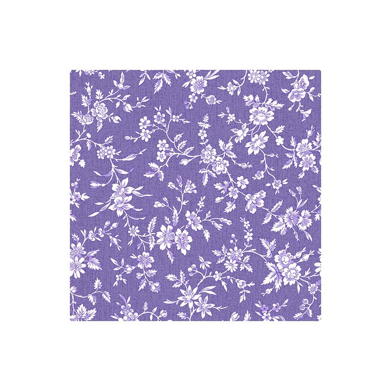 Lavender Fields, Margaux Small Flower Purple, Cotton Fabric 110cm Wide (0183-3365)