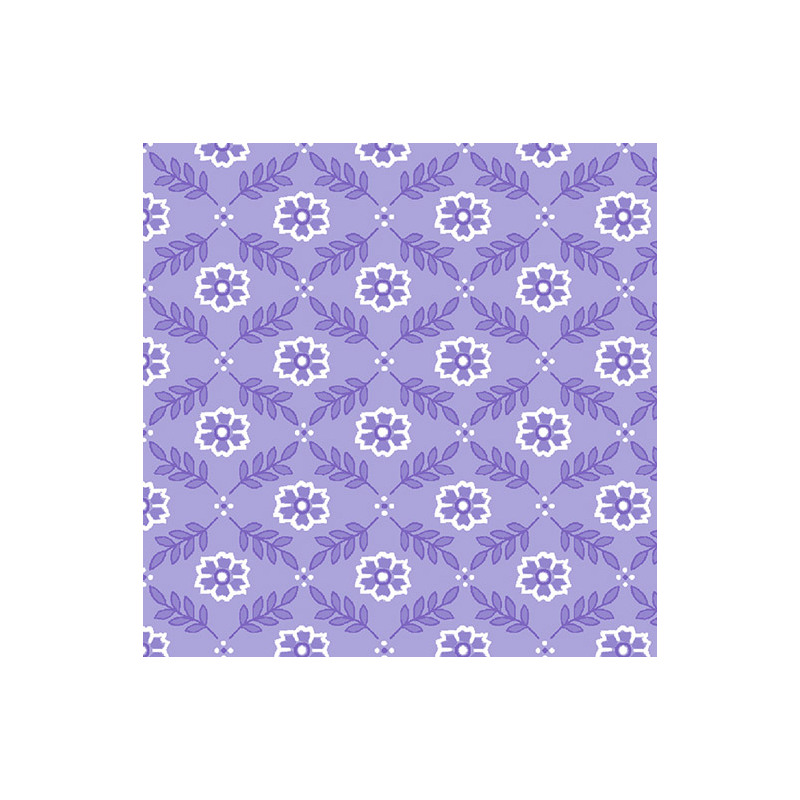 Lavender Fields, Angelique Foulard Light Purple, Cotton Fabric 110cm Wide (0183-3564)