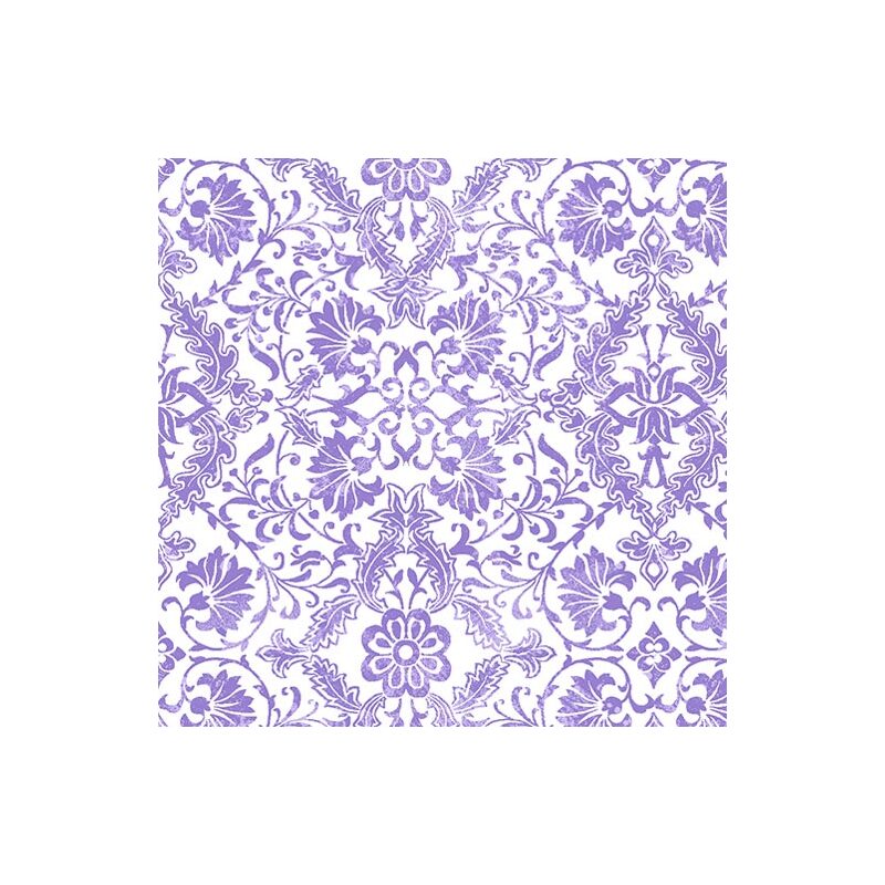 Lavender Fields, Veronica Damask Light Purple, Cotton Fabric 110cm Wide (0183-3664)