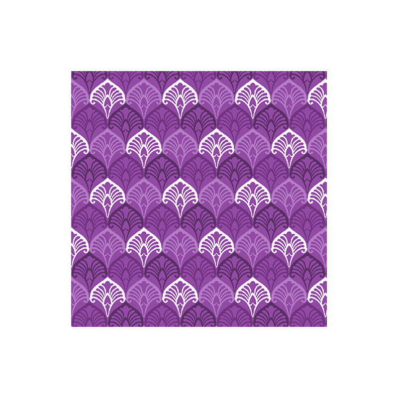 Lavender Fields, Avril Deco Pink, Cotton Fabric 110cm Wide (0183-3722)