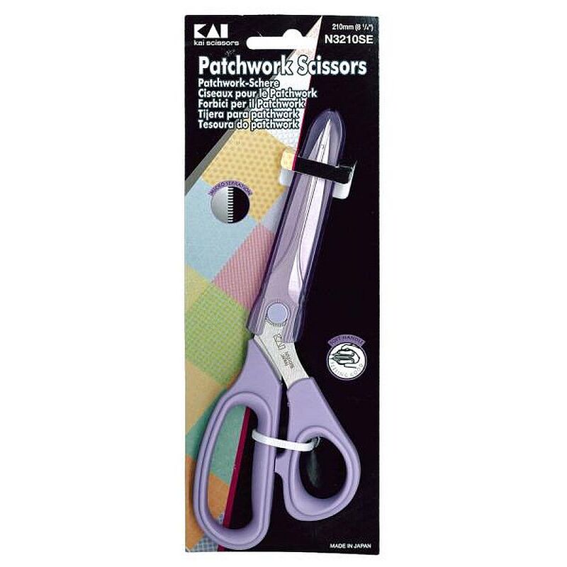 KAI Patchwork Scissors N3210SE, 210mm (8 1/4"). Made in Japan