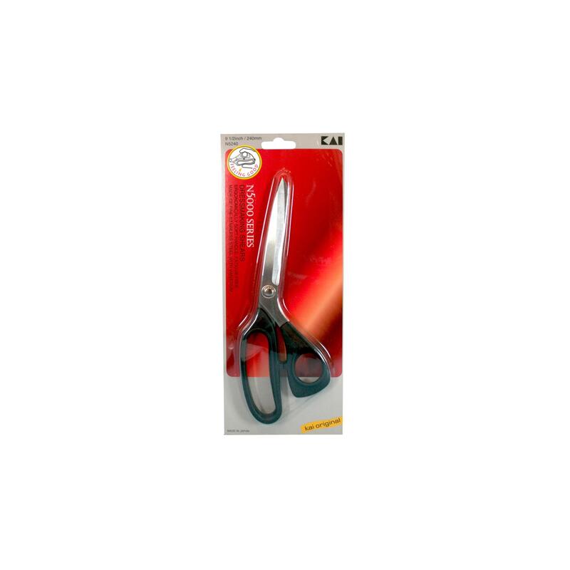 KAI 240mm (9.5") Dressmaking Shears, Ergonomically Soft Handle, N5240, Made in Japan